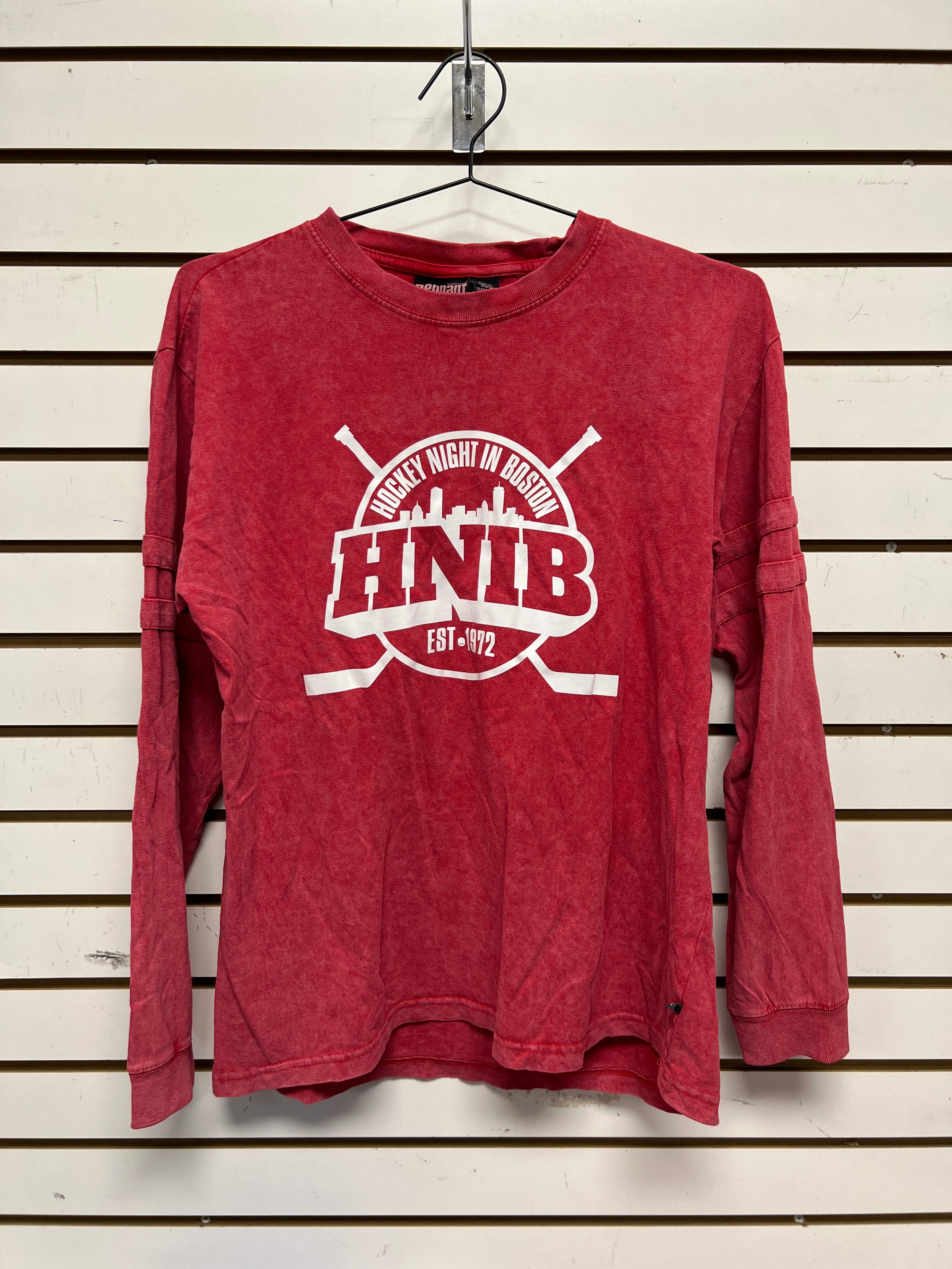 Sandwashed Red Long Sleeve
